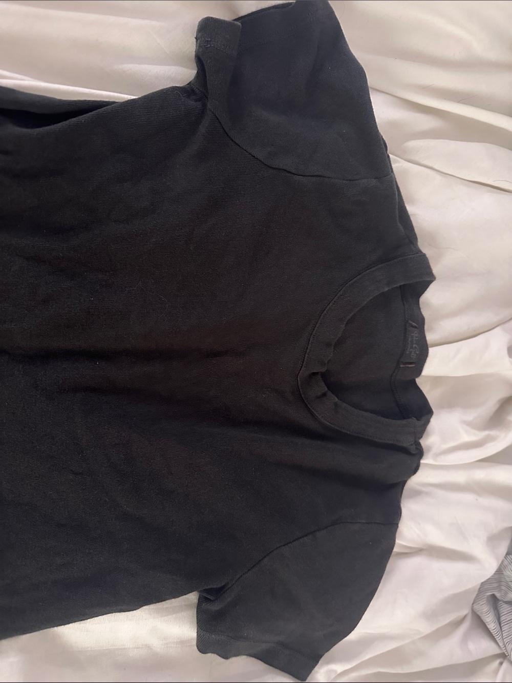 Brandy Melville Black Crewneck Tee